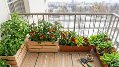 Zahradničení v kontejnerech na balkoně: zimní sklizeň bez altánu