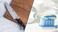 Vezmi zubní pastu a nože budou ostré jako břitva! Naostřil jsem všechny nože v domě za 5 minut!